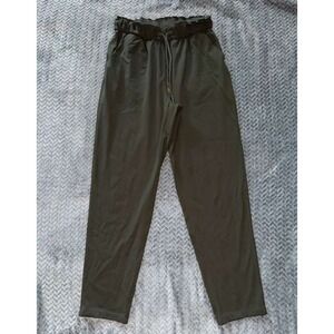Lululemon‎ Women's Jogger Pants On The Fly Luxtreme Dark Olive Green Size 6